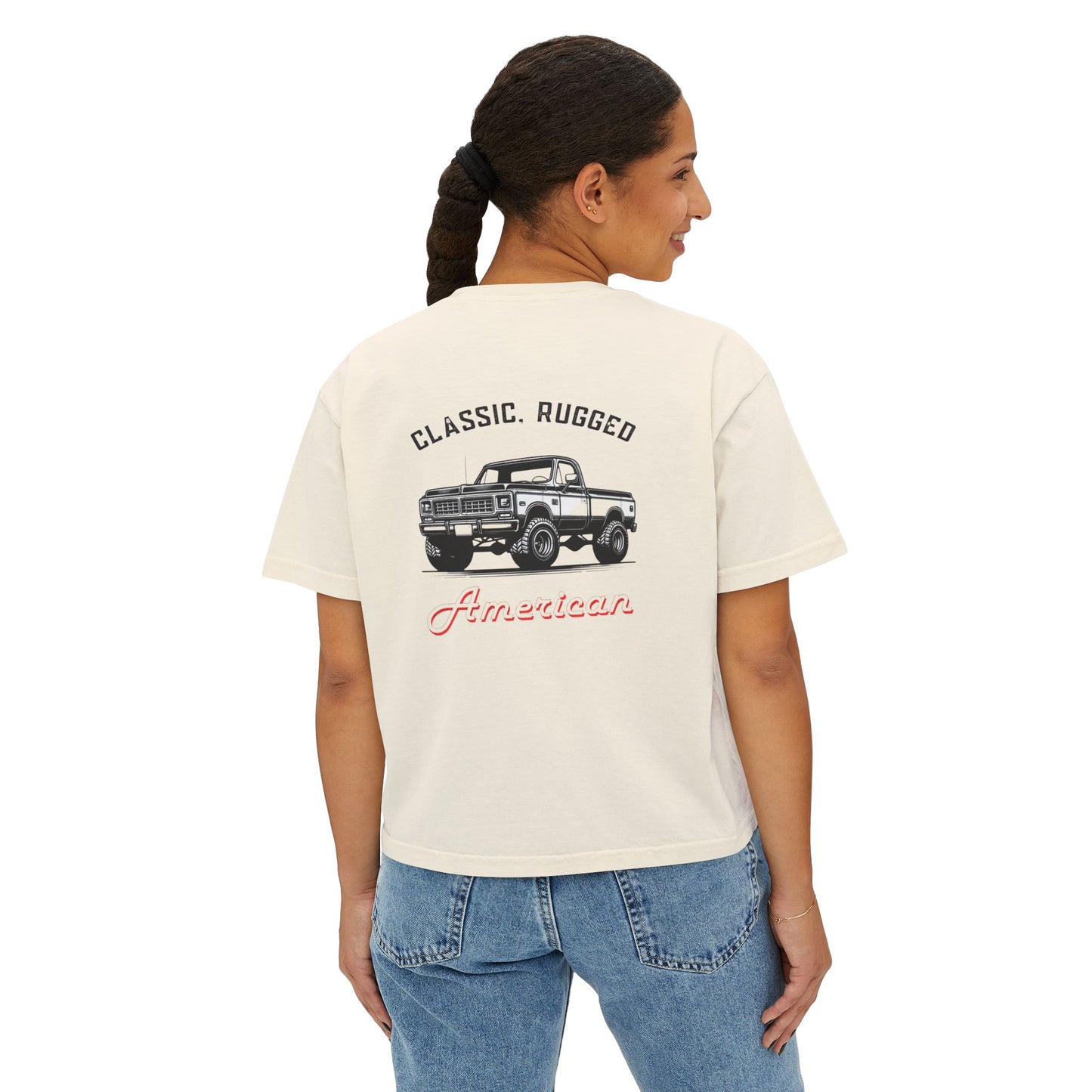 Rugged American -woman t-shirt